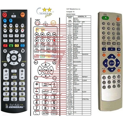Dálkový ovladač General Hyundai DVD6 – Hledejceny.cz