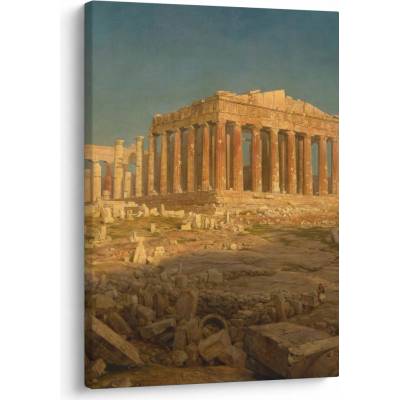 Obraz - Frederic Edwin Church, The Parthenon, reprodukcia, jednodielny 50x70 cm