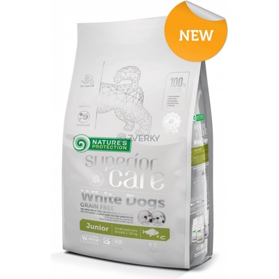 Natures Protection PRO Superior care white dog GF junior white fish Small & Mini 10 kg