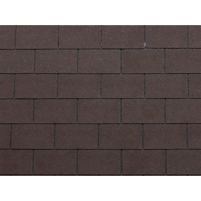 Tegola Premium Rectangular tmavě hnědá 1m²