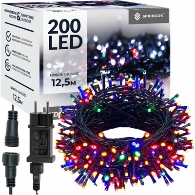 Springos CL4077 VÁNOČNÍ OSVĚTLENÍ 200 LED