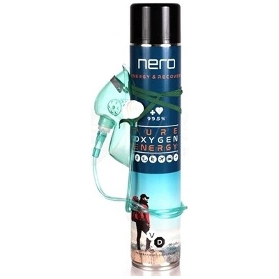 Nero Pure Oxygen Energy Inhalačný kyslík 750 ml fľaša (14 l kyslíka)
