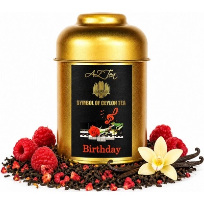 Az-teas Černý čaj Birthday s malinou a vanilkou sypaný 50 g