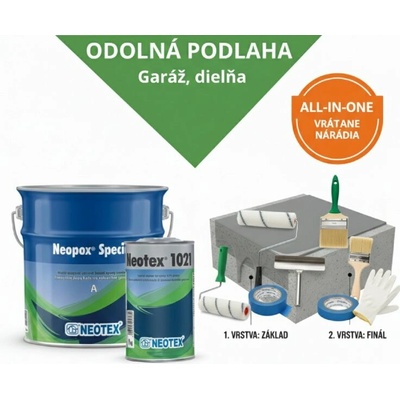 IZOLUJ.TO Zostava: Odolná garáž a domáca dielňa sivá 30 m²– STANDARD (All-in-One s náradím)