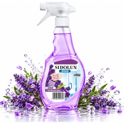 Sidolux Window Marseilské mýdlo s levandulí čistič na okna rozprašovač 500 ml – Hledejceny.cz