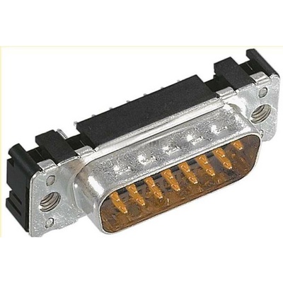 HARTING 09651616713 D-SUB kolíková lišta 180 ° Pólov: 9 spájkovaný konektor 1 ks