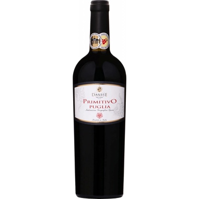 Primitivo Puglia I.G.T. Danese 14% 0,75 l (čistá fľaša)
