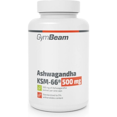 GymBeam Ashwagandha KSM-66 500 mg 90 kapslí