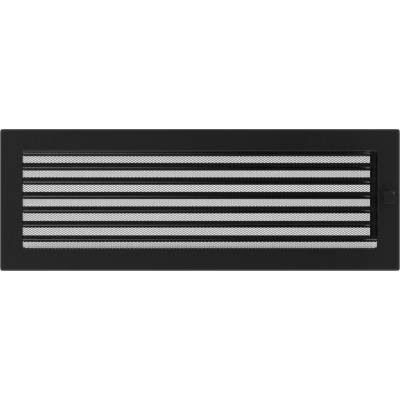 Kratki Mriežka 170 x 490 mm čierna s klapkou