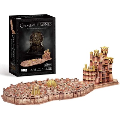 4D Cityscape 3D puzzle Hra o Trůny Královo přístaviště 260 ks