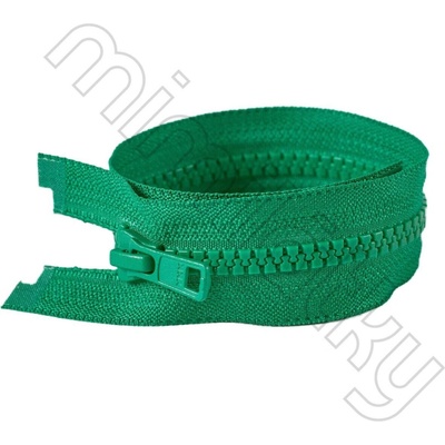 Zip kostěný dělitelný VISLON® trávově zelená 70 cm YKK
