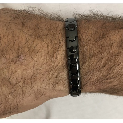 Steel Edge magnetický náramek z keramiky WJHB356 černá