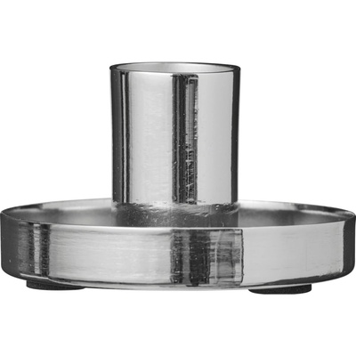 Ib Laursen Kovový svietnik Silver Ø 7 cm