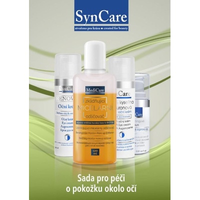 Syncare pro péči o pokožku okolo očí zklidňující micelární odličovač 120 ml + oční liftingové sérum 15 ml + Renovia oční krém CPK 30 ml dárková sada – Hledejceny.cz