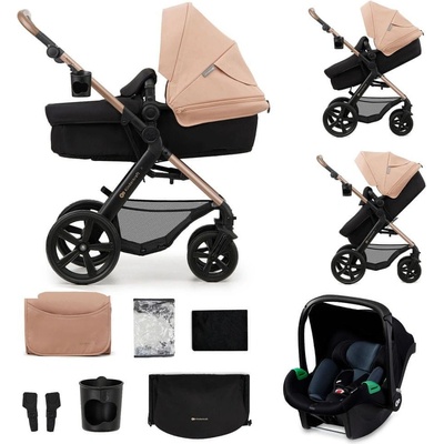 Kinderkraft MOOV 2 3IN1 Sand Beige EVA WHEELS 2024