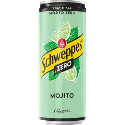 Schweppes tonic s příchutí mojito bez cukru 330 ml