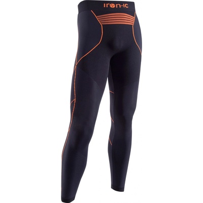 Iron-ic pánské běžecké legíny Black
