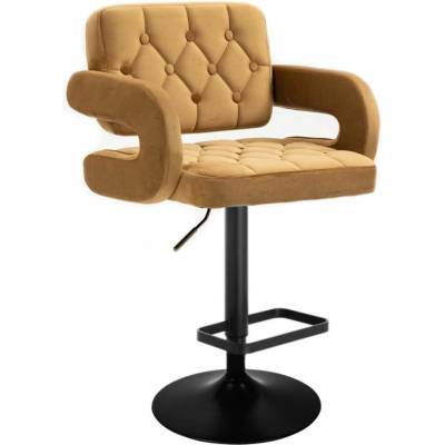 LuxuryForm Design Adria Velur na čiernom tanieri / medová