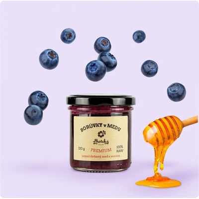Lhotský Včelař Ovocný med OM Borůvka 350 g