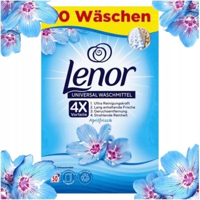 Lenor Prací prášek bílý 3 kg 50 PD