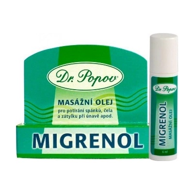 Dr. Popov Migrenol masážní olej roll-on 6 ml – Hledejceny.cz