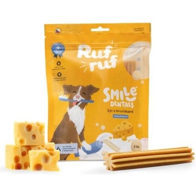RUFRUF Smile Dentals sýr s brusinkami 192 g