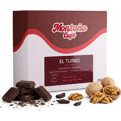 Montaña Café El Turko Standardní mletí 250 g