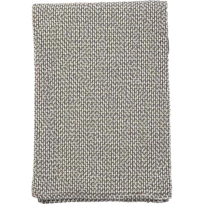Klippan Švédsko bavlna Basket grey šedá deka 130x180