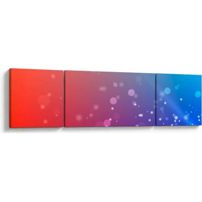 Moderní abstraktní obraz, třídílný 170x50 cm