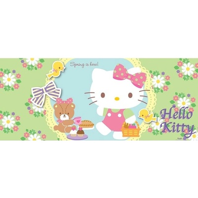 Preinterier FT2370 Fototapeta na stenu Hello Kitty jarná vlies 250cm x 104cm