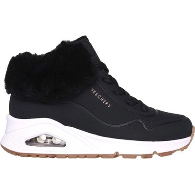 Skechers Uno dívčí zateplená obuv černá