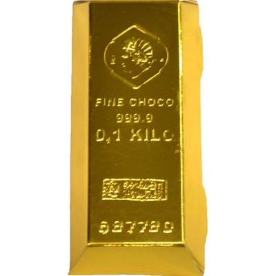 Zlatá čokoládová cihlička mléčná 100 g