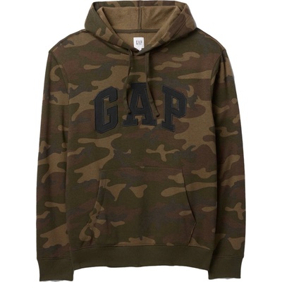 GAP V-Printed Heritage Logo PO hnedá čierna