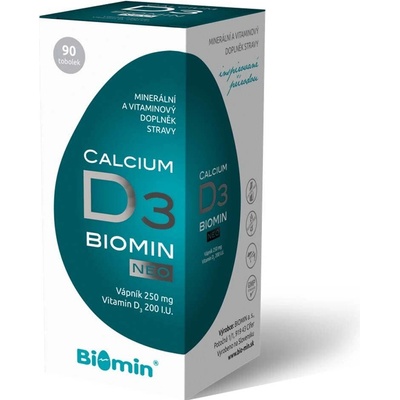 Biomin Calcium Neo s Vitamínom D 90 kapsúl