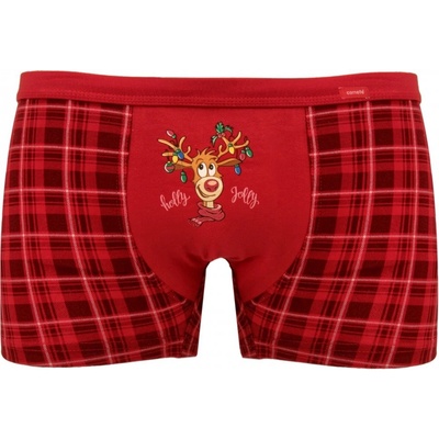 Cornette Vánoční boxerky Tattoo Rudolph 2 červené – Hledejceny.cz