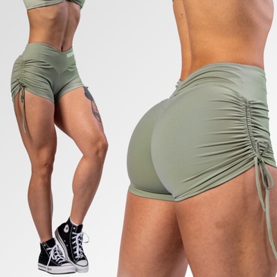Nebbia Push-up šortky so šnurovaním OWN YOUR POWER 429 light green
