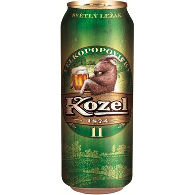 Velkopopovický Kozel 11° 0,5 l (plech)