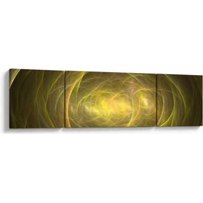 Moderní abstraktní obraz, třídílný 170x50 cm