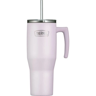 Thermos Refreshing termohrnček s madlom a slamkou 1,1 l matne levanduľová