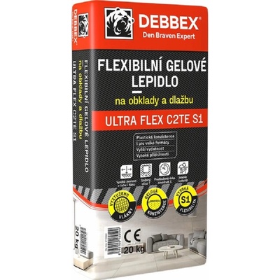 Den Brave Flexibilní gelové lepidlo na obklady a dlažbu ULTRA FLEX C2TE S1 25 kg