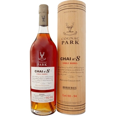Park Cognac Chia 8 Borderies Tessendier 43% 0,7 l (tuba)