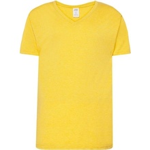 JHK pánske tričko JHK270 mustard heather