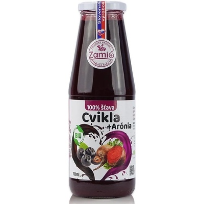 Zamio 100% šťava BIO Arónia bio Cvikla 0,7 l