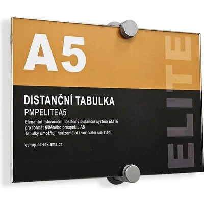 A-Z Reklama CZ Informační nástěnný distanční systém ELITE pro formát A5 – kód PMPELITEA5