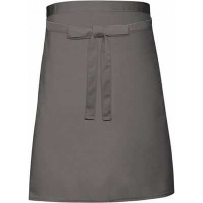 Link Kitchen Wear Pekařská lehčí zástěra délka pkolena 240 g/m Dark Grey Pantone 431 X997