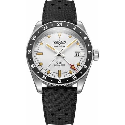 Vulcain Skin GMT - White Luminova Beige