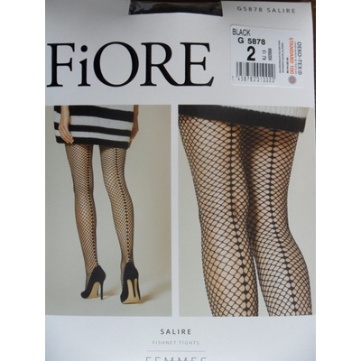 Fiore síťované 40 DEN SALIRE černá