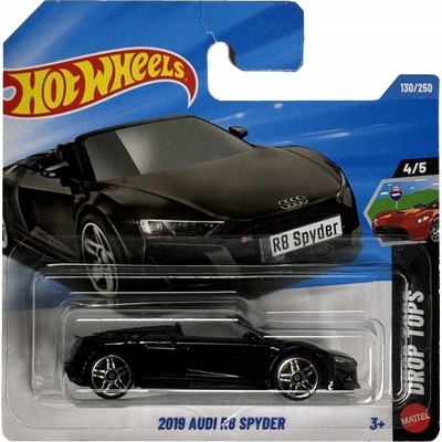 Mattel Hot Wheels 2019 Audi R8 Spyder černé