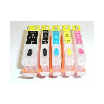 PrintLine Canon Multipack s CLi-8 C,M,Y,BK + PGI-5BK, čip - PLMC01 – Hledejceny.cz
