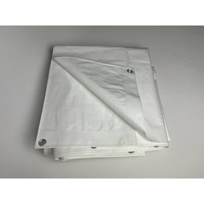 Mikel krycí plachta s oky PE 150 g/m² natural-průsvitná 4 x 6 m 3000705